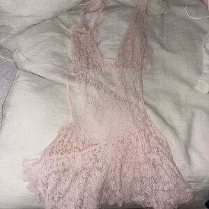 I.AM.GIA Blush Pink Lace Chemise